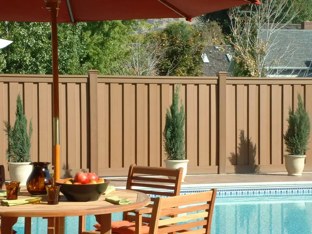 Composite Fencing installed by Superior Fence & Rail of The Triad